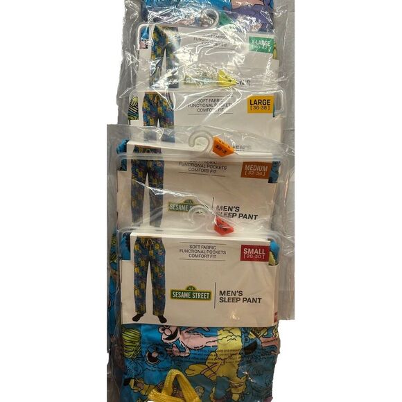 Sesame Street Pajama Bottoms Adult Unisex Sizes Lg &‎ small CHRISTMAS GIFTS - Picture 8 of 8